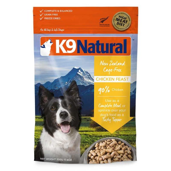 K9 NATURAL 狗糧 脫水鮮肉糧 雞肉盛宴 500g / 1.8kg