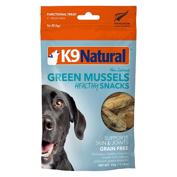 K9 NATURAL 狗小食 冷凍脫水健康 原隻青口 50g