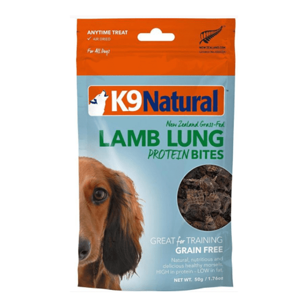 K9 NATURAL 狗小食 風乾無穀物高蛋白 羊肺粒 50g