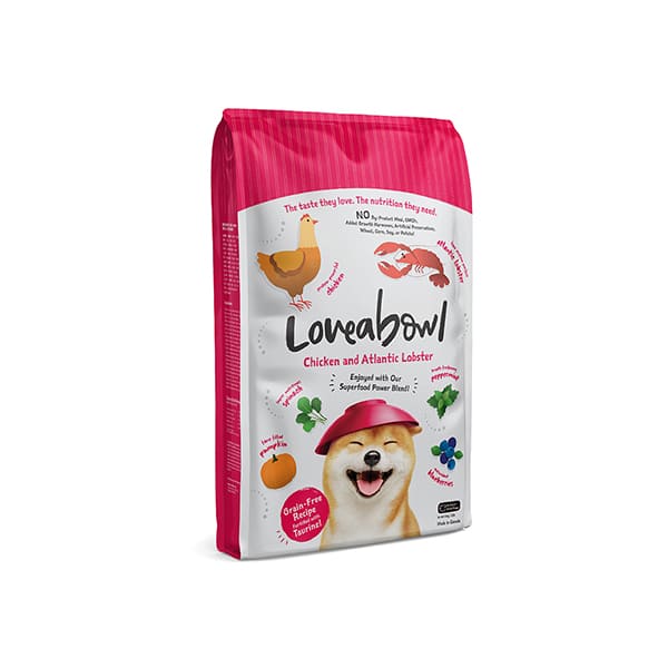 Loveabowl 狗糧 無穀物 龍蝦雞肉海陸配方 1.4kg / 4.5kg / 10kg