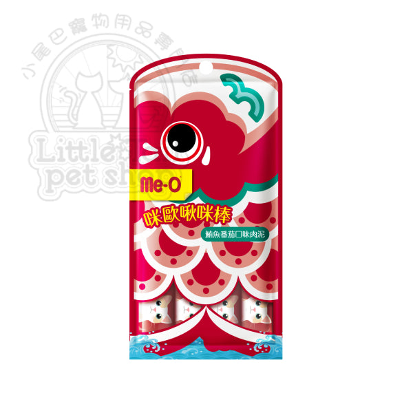 Me-O 咪歐 幼滑肉泥啾咪棒 - 吞拿魚番茄 (15g x 4 pcs)