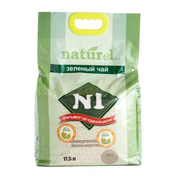 N1 NATUREL 天然玉米豆腐貓砂 - 綠茶味 17.5L (🥳大量購買優惠🎉)