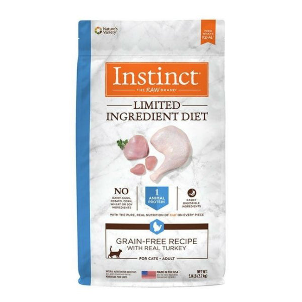 INSTINCT 貓糧 Limited Ingredient Diet 無穀物 單一蛋白 低敏 火雞肉 5 lb / 11 lb