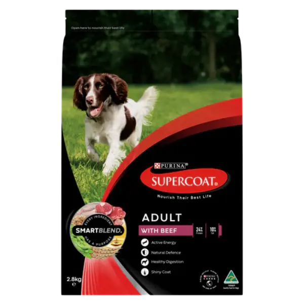 Purina Supercoat 狗糧 SMARTBLEND® 牛肉 (成犬配方) 2.8kg