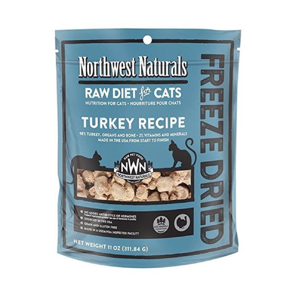 Northwest Naturals NWN 脫水凍乾貓糧 火雞 311g