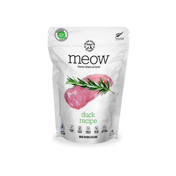 NZ Natural 貓糧 Meow Freeze Dried 優質凍乾 鴨肉 280g