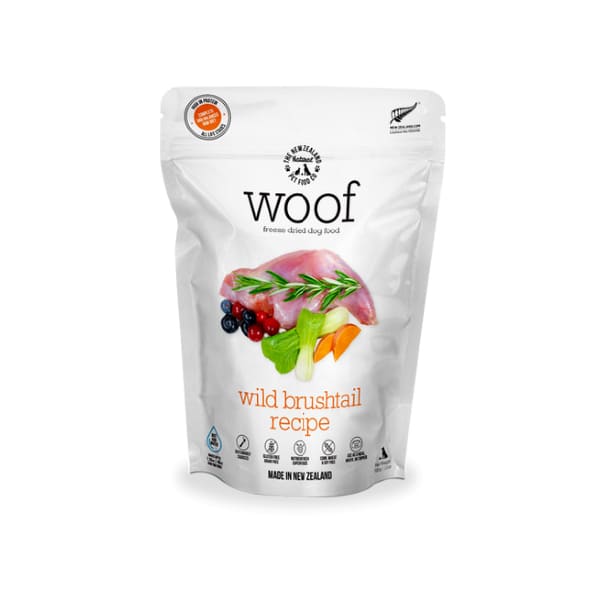 NZ Natural 狗糧 Woof Freeze Dried 優質凍乾 野生狐袋鼬 320g / 1.2kg