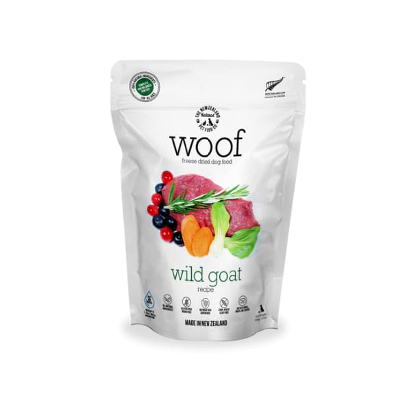 NZ Natural 狗糧 Woof Freeze Dried 優質凍乾 野生山羊 320g / 1.2kg