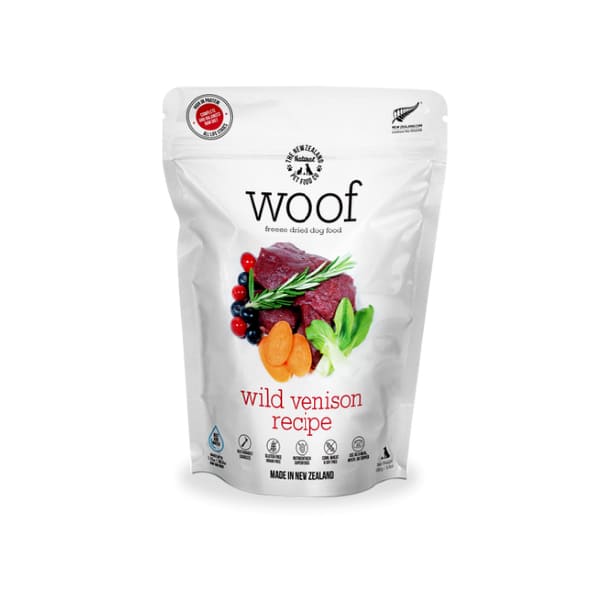 NZ Natural 狗糧 Woof Freeze Dried 優質凍乾 野生鹿肉 320g / 1.2kg