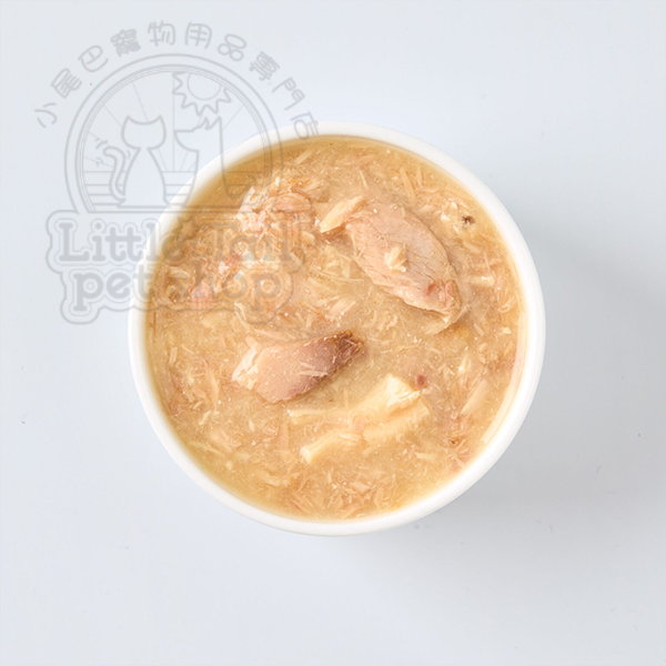 泰國 Pramy 《功能性貓濕包 - 肉汁系列》 高級白肉吞拿魚+鮮嫩雞肉(成貓) - 亮麗毛髮 70g