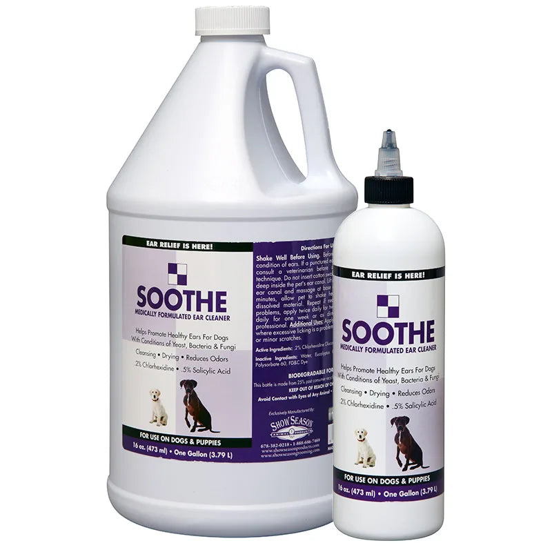 美國Showseason®秀麗絲 Soothe MEDICATED Ear Cleaner 專業藥用洗耳水 4oz / 16oz