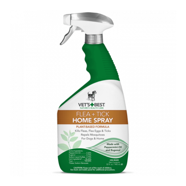 Vet’s Best 狗用 Flea and Tick Home Spray 全天然家居殺蚤噴霧 (32oz)