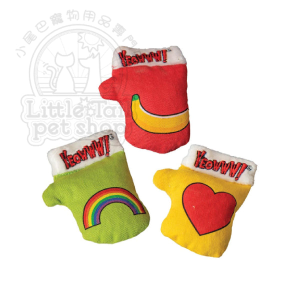 Yeowww! Catnip Kitten Mitten Single 有機貓草玩具 手襪仔 (單個)(顏色隨機)