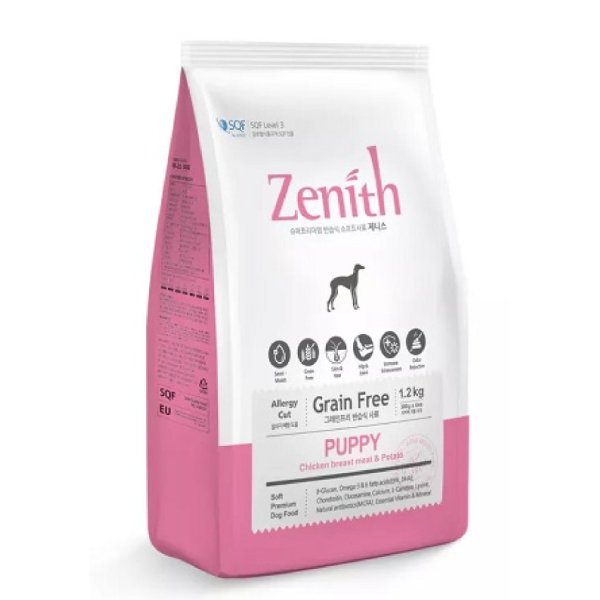 韓國 Zenith 狗糧 無穀物 幼犬半濕糧 雞胸肉馬鈴薯 1.2 kg (300g x 4包) / 3 kg (500g x 6包)