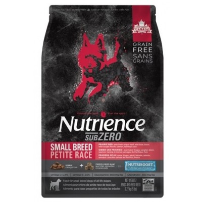 Nutrience - SUBZERO 全犬糧 - 無穀物 凍乾鮮牛肝 (紅肉及海魚) 小型犬配方 5lb