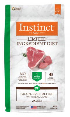 NATURE'S VARIETY INSTINCT Limited Ingredient Diet 無穀物 單一配方 低敏羊肉 狗糧