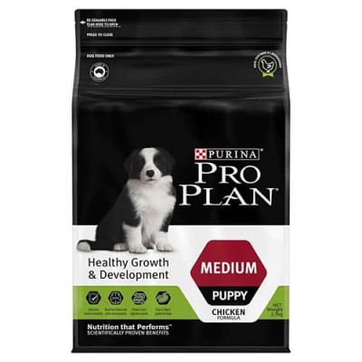 Purina Pro Plan 狗乾糧 - 中型幼犬配方 (雞肉) 2.5 kg / 15 kg