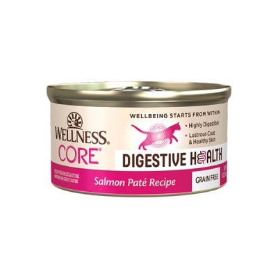 WELLNESS CORE Digestive 無穀物 腸胃消化機能 三文魚 貓罐 3oz