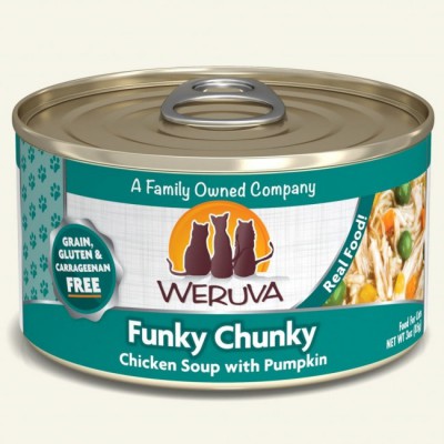 WERUVA 異國風情系列無穀貓糧罐頭 - 大塊雞柳、南瓜 5.5oz