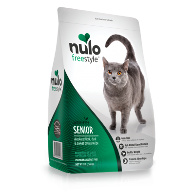 Nulo Freestyle 貓糧 無穀物乾糧 (阿拉斯加鱈魚、鴨、甘薯) (老貓配方) 2.3kg / 5.5kg