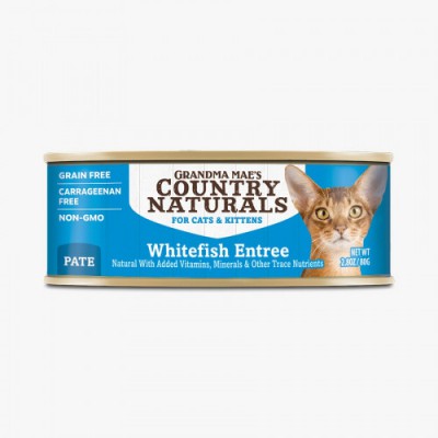 Grandma Mae's Country Naturals 貓罐 無穀物 全貓主食罐 深海魚肉泥 2.8 oz (大量購買可混合味道)