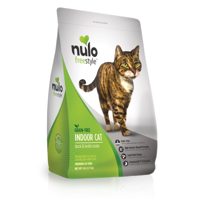 Nulo Freestyle 無穀物乾糧貓糧 (鴨、扁豆) (室內貓配方) 2.3kg / 5.5kg