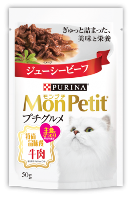 Purina Mon Petit Gourmet 特尚品味餐 貓濕糧 - 牛肉 50g