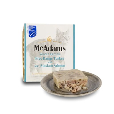 McAdams 貓餐盒 - 火雞 & 三文魚 100g