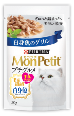 Purina Mon Petit Gourmet 特尚品味餐 貓濕糧 - 白身魚肉 50g