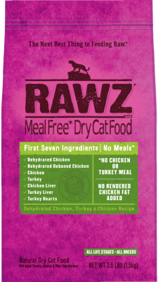 RAWZ 全貓乾糧 脱水雞肉、火雞肉及雞肉配方