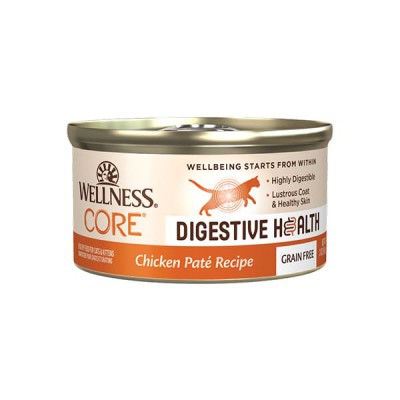 WELLNESS CORE Digestive 無穀物 腸胃消化機能 純鮮嫩雞 貓罐 3oz