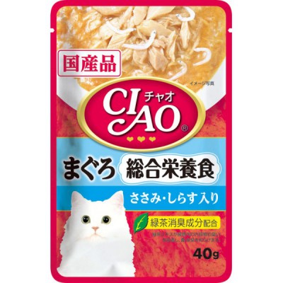 CIAO 湯包 吞拿魚 雞肉  白飯魚 (綜合營養食)