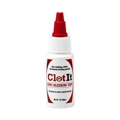 ClotIt 外傷止血粉 1oz (犬、貓、禽類用)