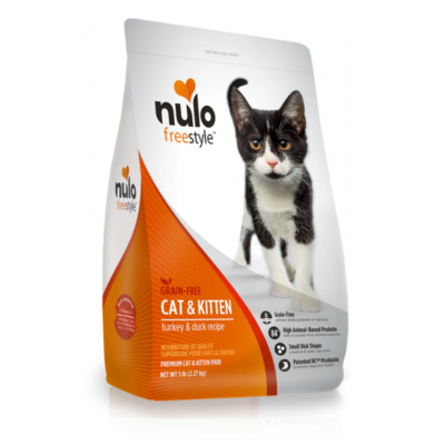 Nulo Freestyle 貓糧 無穀物乾糧 (火雞、鴨) (幼及成貓配方) 2.3kg / 5.5kg